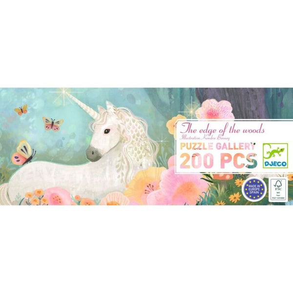 Djeco The Edge of the Woods 200 Piece Gallery Puzzle with Poster | KidzInc Australia