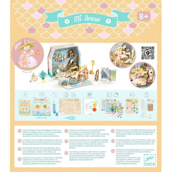 Djeco Alba Mi House – Miniature Model-Making Craft Kit | KidzInc Australia 3