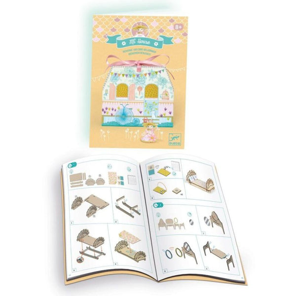 Djeco Alba Mi House – Miniature Model-Making Craft Kit | KidzInc Australia 2