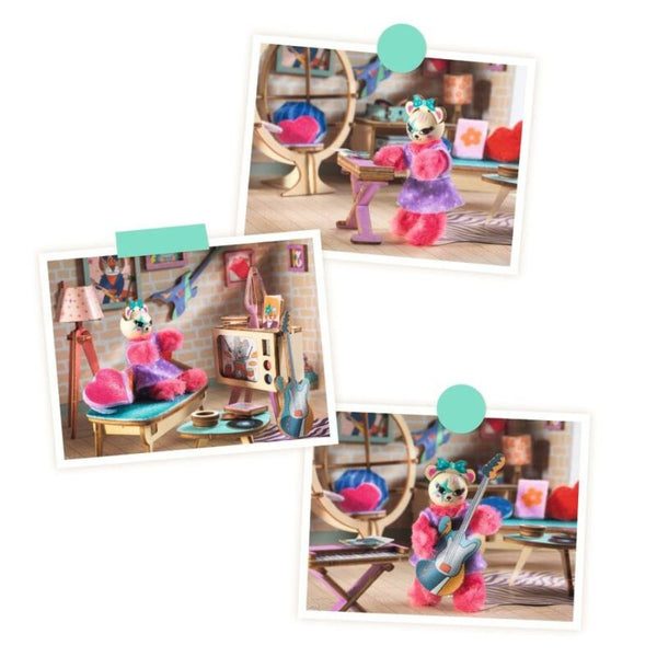 Djeco Stella Mi House – Miniature Model-Making Craft Kit | KidzInc Australia 6