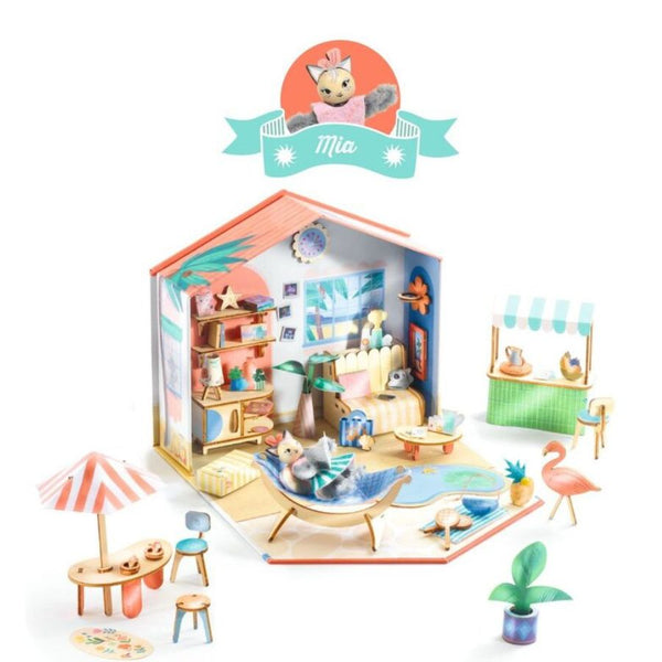 Djeco Mia Mi House Model-Making Miniature Home Kit | KidzInc Australia