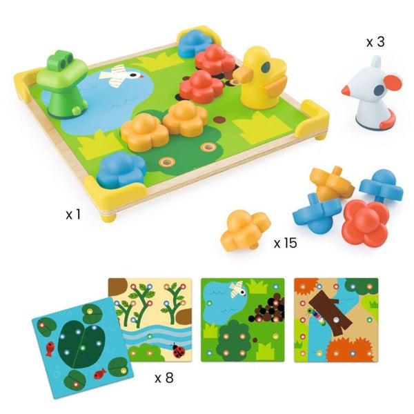 Djeco Mosaico Ducky & Co Game for Toddlers | KidzInc Australia 3