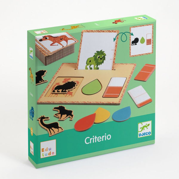 Djeco Criterio Concept of Sorting, Classifying and Arranging Game | KidzInc Australia