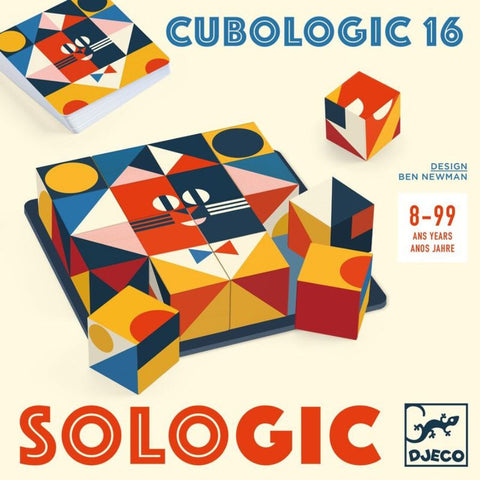 Djeco Cubologic 16 Sologic Game | Puzzle Games | KidzInc Australia