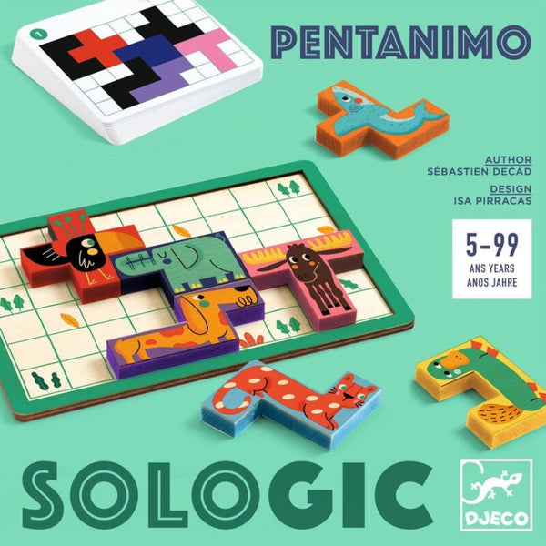 Djeco Pentanimo Sologic Logic Game | KidzInc Australia