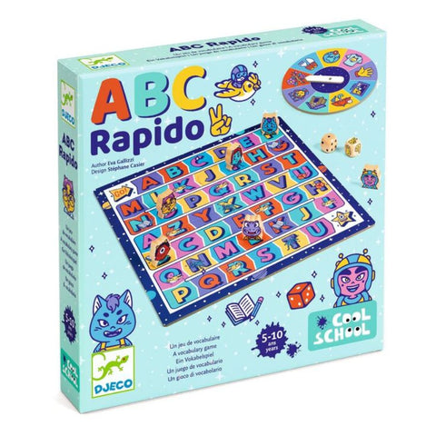 Djeco ABC Rapido Vocabulary Game | KidzInc Australia