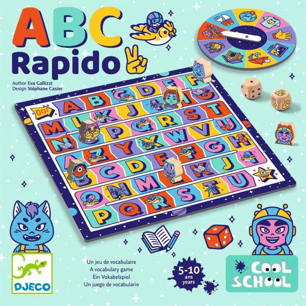 Djeco ABC Rapido Vocabulary Game | KidzInc Australia 2