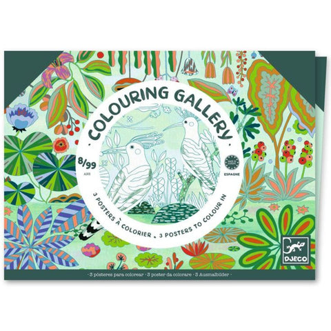 Djeco Wilderness Colouring Gallery | KidzInc Australia