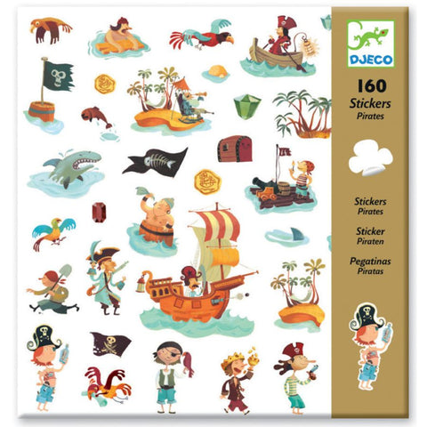 Djeco Pirates Stickers | Arts & Crafts for Kids | KidzInc Australia