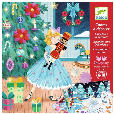 Djeco Nutcracker Fairytales Decals – Creative Ballet Art Set | KidzInc Australia