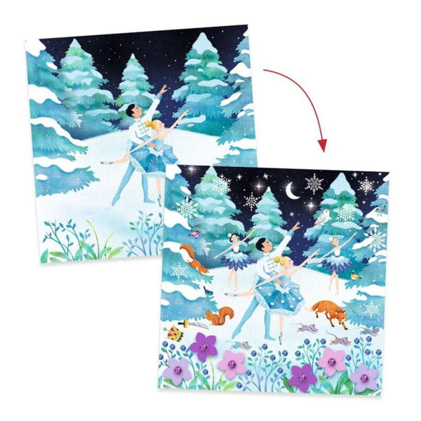Djeco Nutcracker Fairytales Decals – Creative Ballet Art Set | KidzInc Australia 5