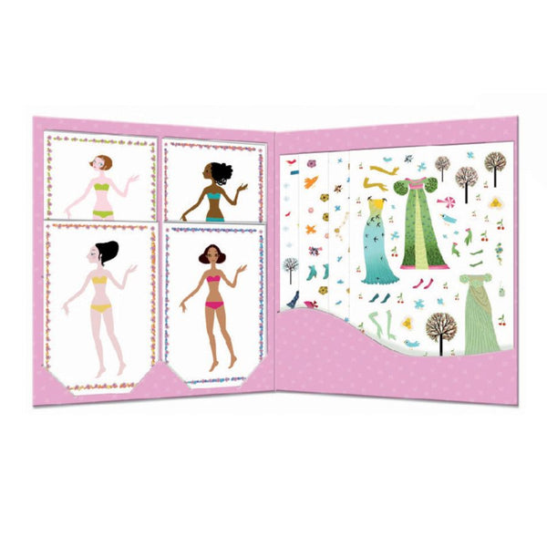 Djeco Dresses Through Seasons Stickers And Paper Dolls | KidzInc Australia 5