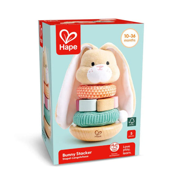 Hape Bunny Stacker_Stacking Toy for Babies and Toddlers | KidzInc Australia