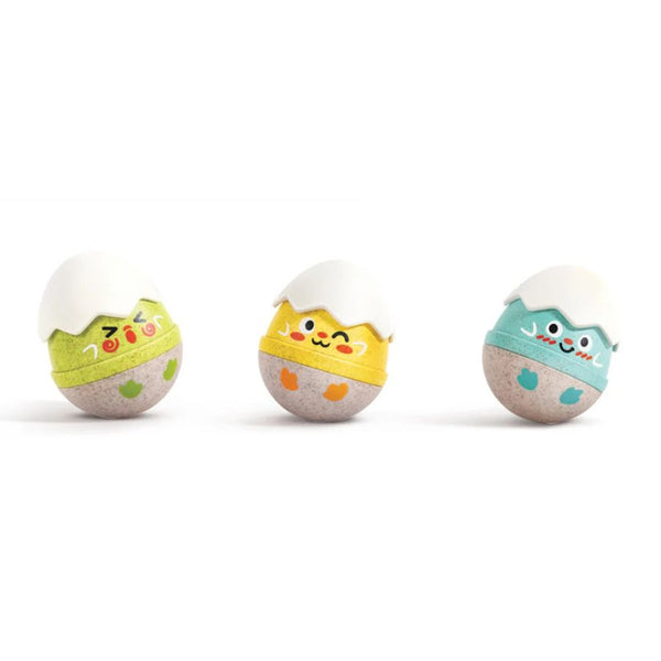 Hape Happy Hatchlings Wobble Rattles – Sensory Baby Toy Set | KidzInc Australia 3