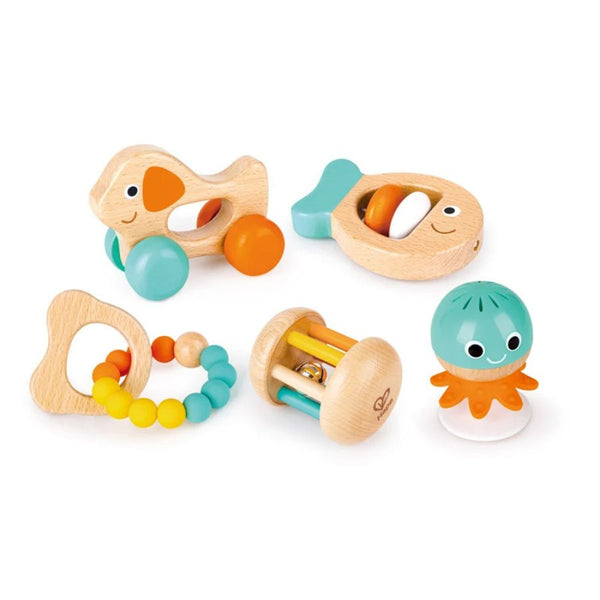 Hape Multi-Stage Sensory Gift Set | Baby Toys From Birth | KidzInc Australia 4