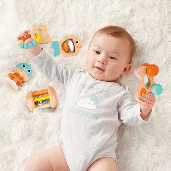 Hape Multi-Stage Sensory Gift Set | Baby Toys From Birth | KidzInc Australia 2
