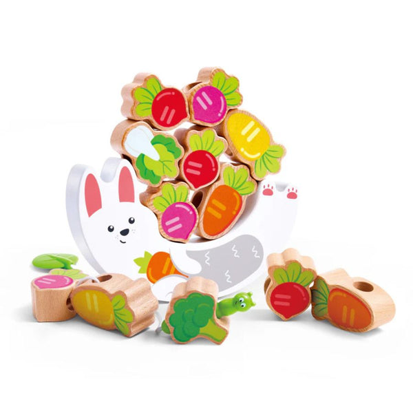 Hape Bunny Balance & Threading Game – Stacking & Fine Motor Toy | KidzInc Australia 2