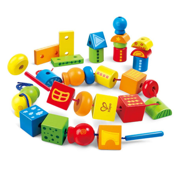 Hape String-Along Shapes Fun & Educational Lacing Toy | KidzInc Australia 3