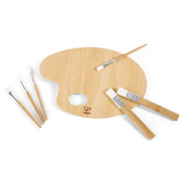 Hape Art Palette & Brush Kit – Kids Painting Set 3 to 6 Years | KidzInc Australia 4