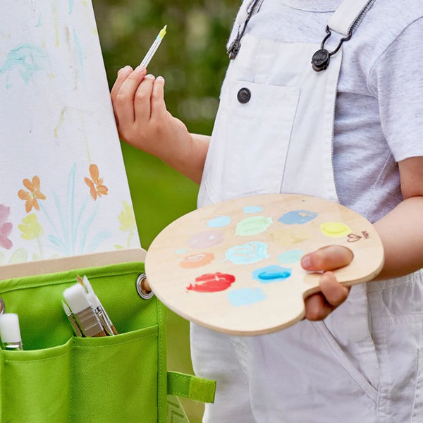 Hape Art Palette & Brush Kit – Kids Painting Set 3 to 6 Years | KidzInc Australia 3