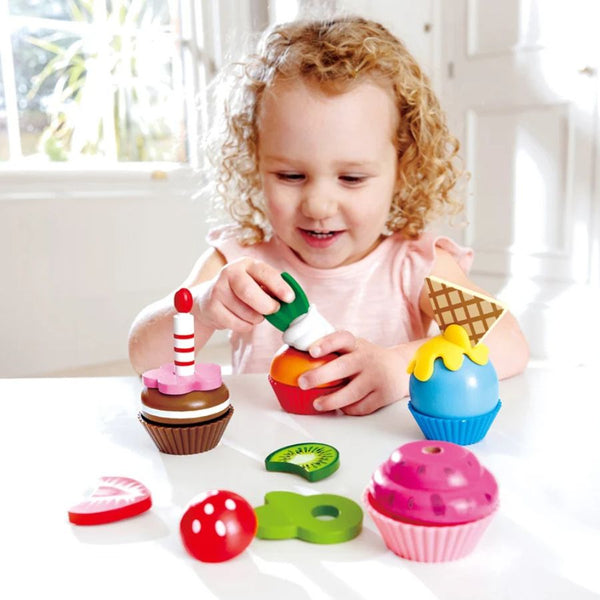 Hape Cupcakes Playset | Pretend Play Baking Set | Ages 2+ | KidzInc Australia 2