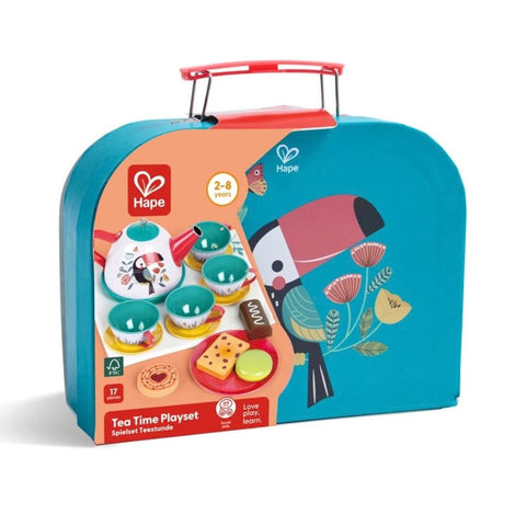 Hape Tea Time Playset | Kids Pretend Play Tea Set | KidzInc Toy Store