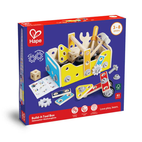 Hape Build-It Tool Box – Creative STEM Play & Skill Development | KidzInc Australia
