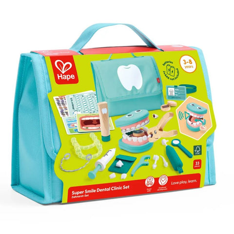 Hape Super Smile Dental Clinic Set | Toy Dentist Kit for 3 Years + | KidzInc Australia