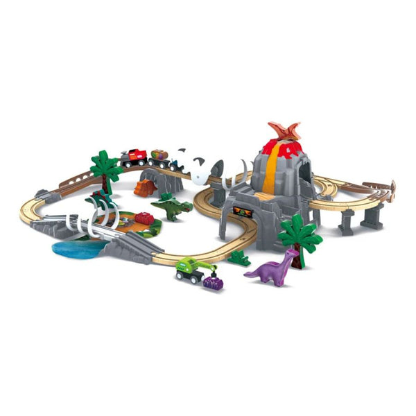 Hape Dino Railway Adventure Set – Wooden Train | KidzInc Australia 6