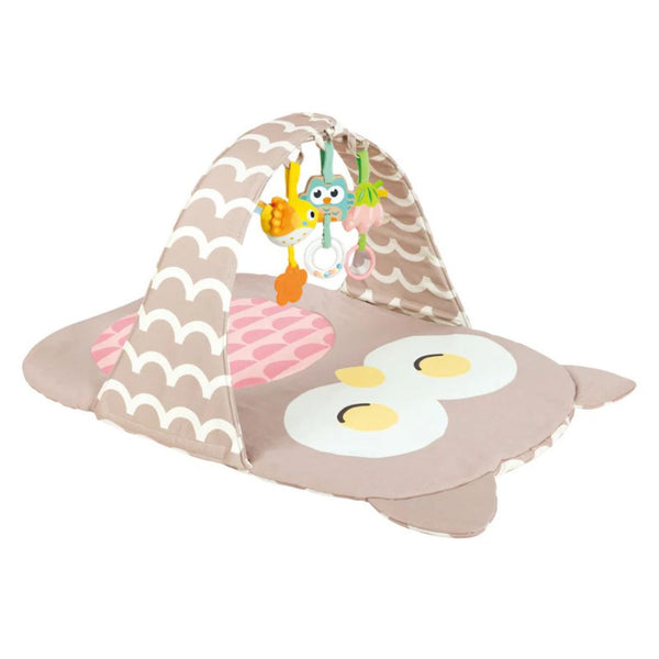 Hape Owl Bed Oscar Baby Gym – Soft Play Mat with Teether & Rattle | KidzInc Australia 2