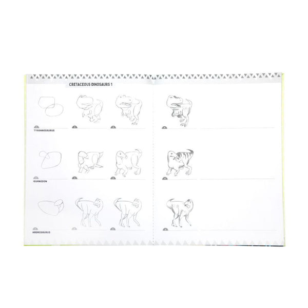 eeBoo Learn to Draw Dinosaurs Step-by-Step Drawing for Kids | KidzInc Australia 3