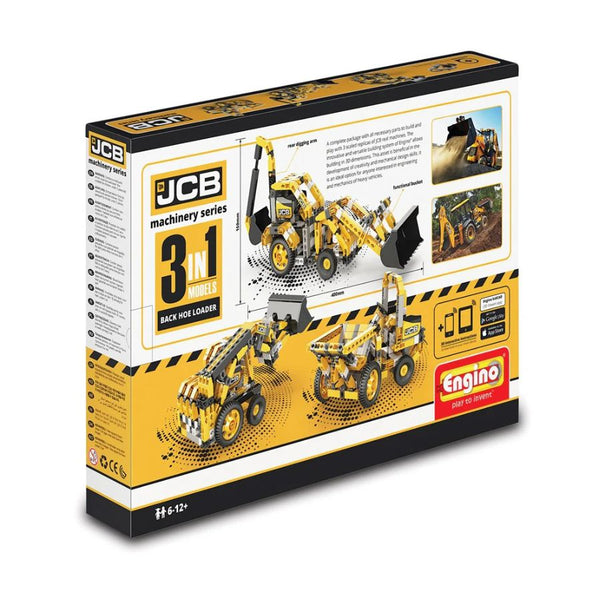 Engino Creative Builder Machinery Set Backhoe Loader | KidzInc 3