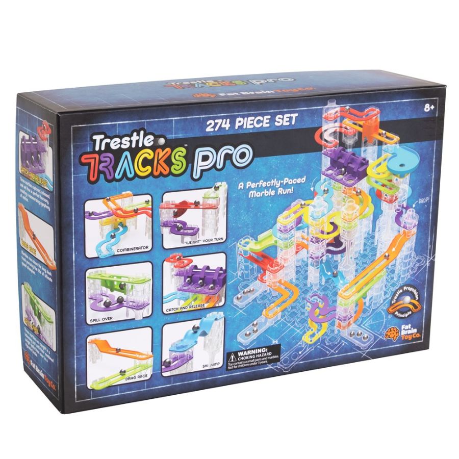 Fat Brain Toy Co Trestle Tracks Pro Marble Run | KidzInc Australia