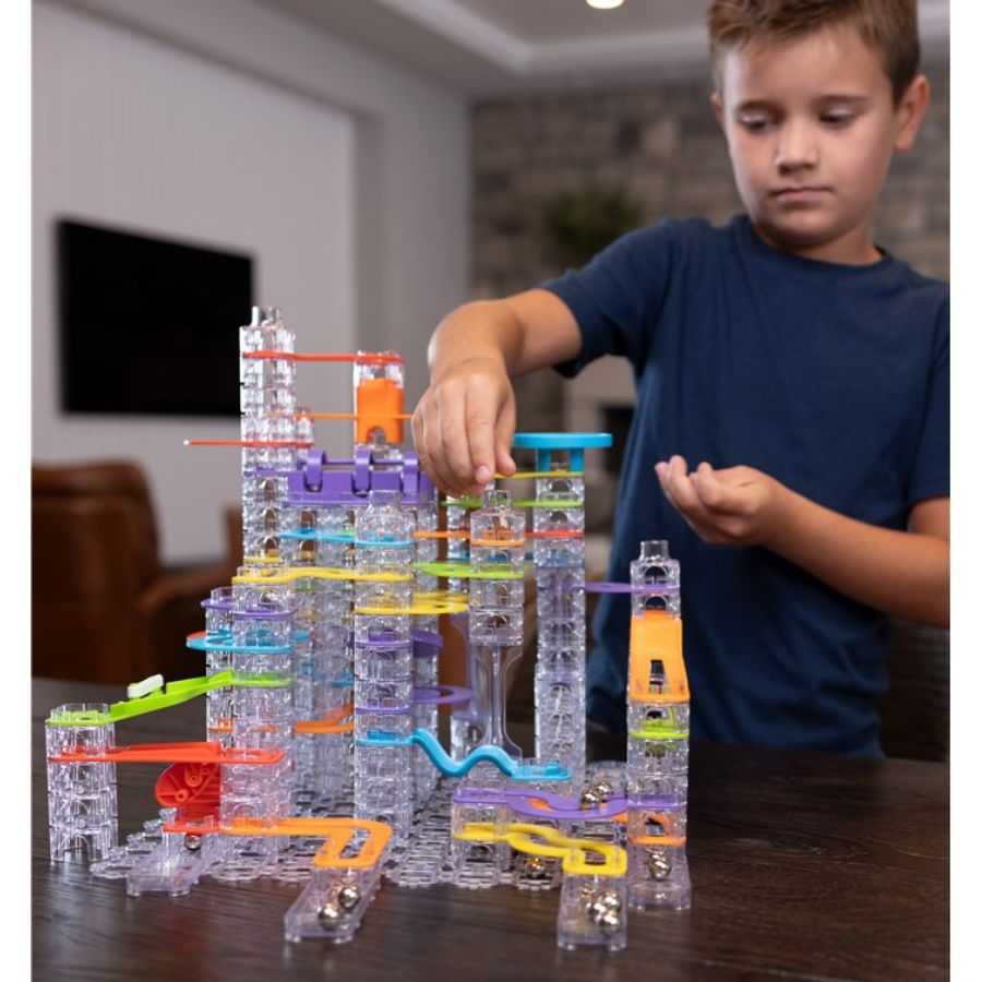 Fat Brain Toy Co Trestle Tracks Pro Marble Run | KidzInc Australia 4