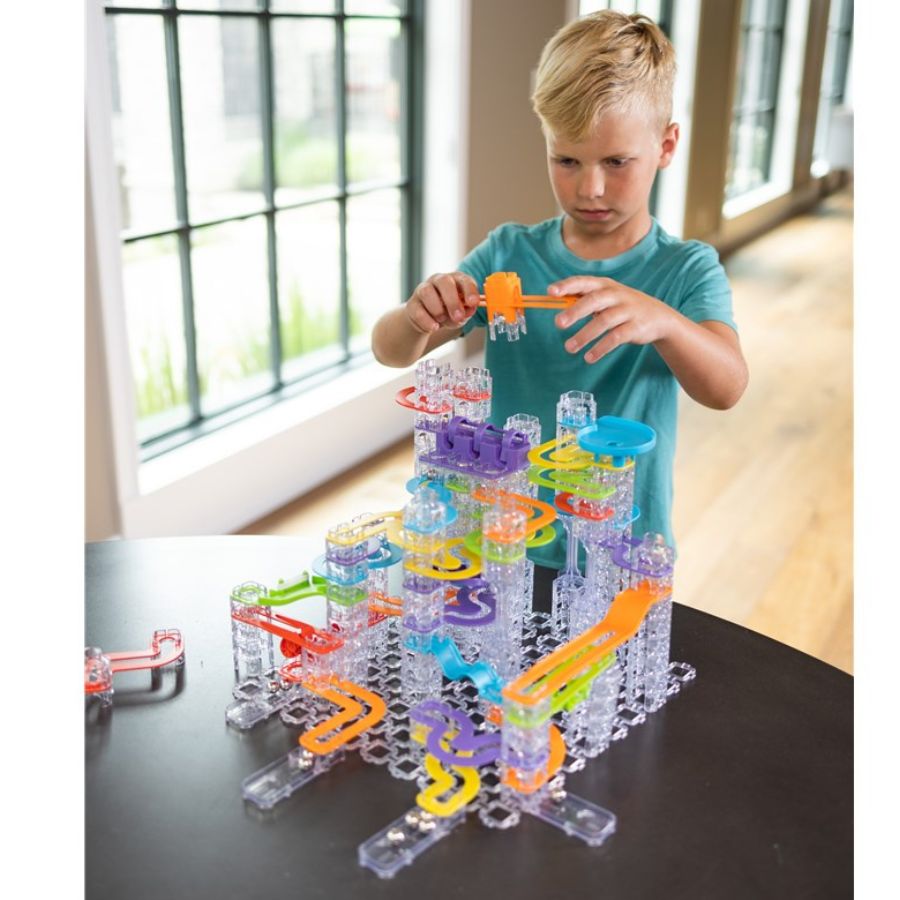 Fat Brain Toy Co Trestle Tracks Pro Marble Run | KidzInc Australia 5
