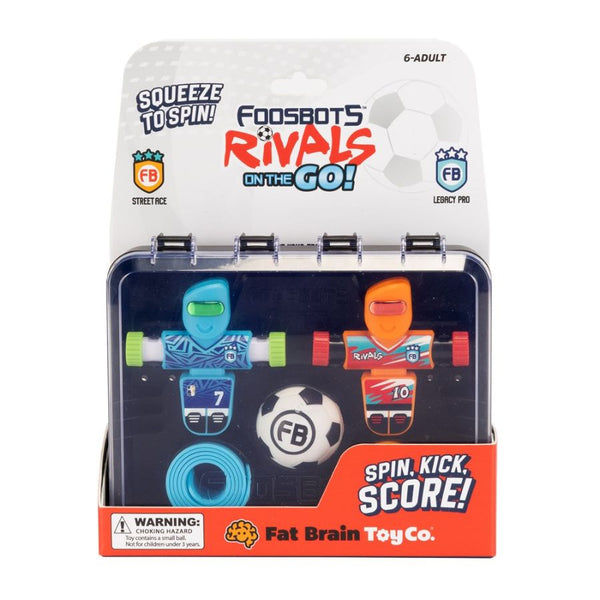 Fat Brain Toy Co Foosbots On the Go Rivals Edition | Fast-Paced Game | KidzInc Australia