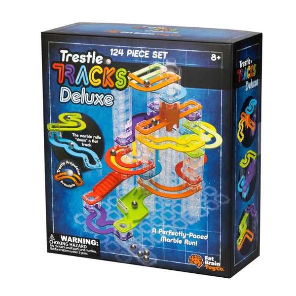 Fat Brain Toy Co Trestle Tracks Deluxe Set Marble Run | KidzInc Australia