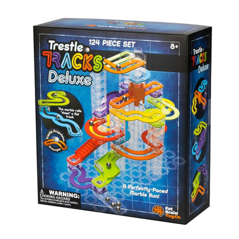 Fat Brain Toy Co Trestle Tracks Deluxe Set Marble Run | KidzInc Australia