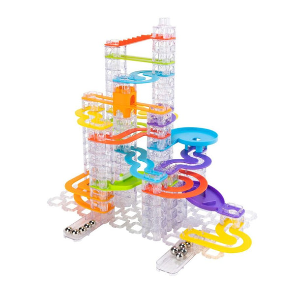 Fat Brain Toy Co Trestle Tracks Deluxe Set Marble Run | KidzInc Australia 2