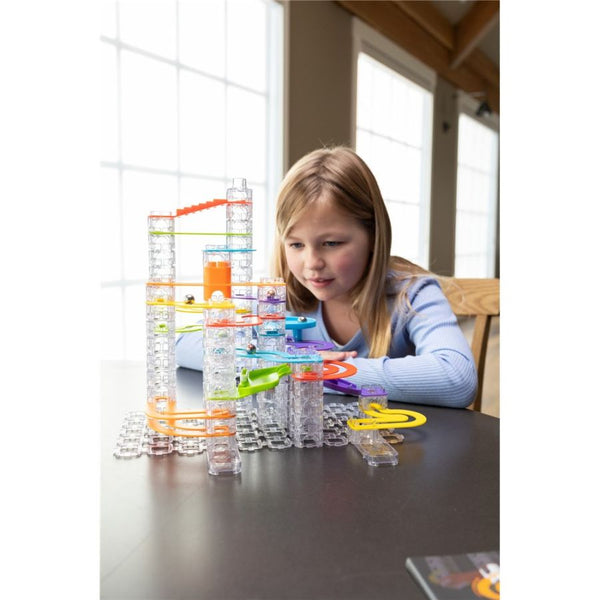 Fat Brain Toy Co Trestle Tracks Deluxe Set Marble Run | KidzInc Australia 4