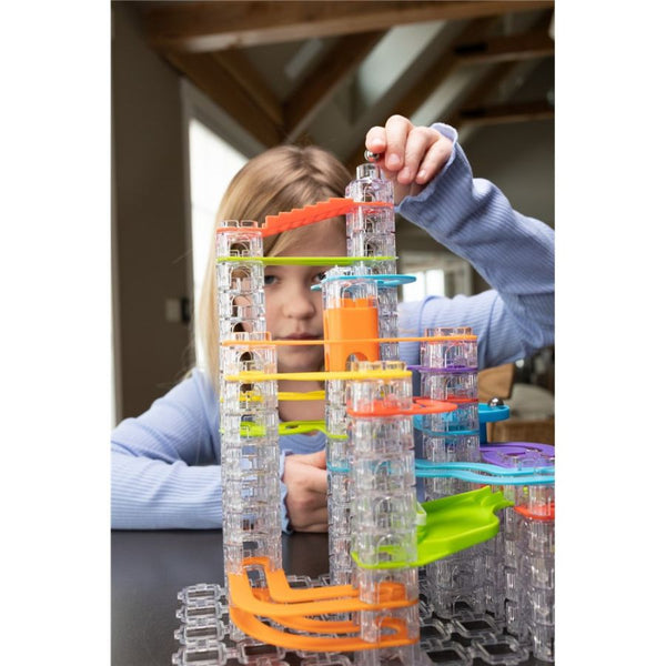 Fat Brain Toy Co Trestle Tracks Deluxe Set Marble Run | KidzInc Australia 5