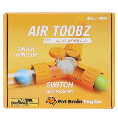 Box of Fat Brain Toy Co Air Toobz Switch Accessory | STEM Building Toy 3 Years +