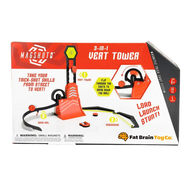 Fat Brain Toys Magshuto 3-in-1 Vert Tower | Trick Shot Toy | KidzInc Australia