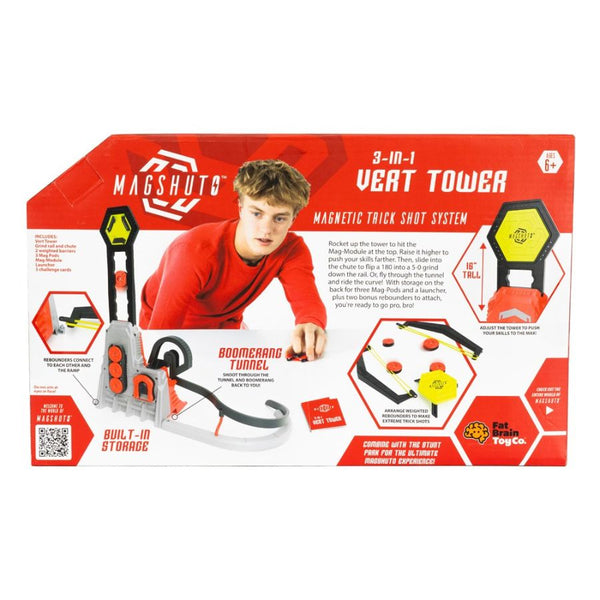 Fat Brain Toys Magshuto 3-in-1 Vert Tower | Trick Shot Toy | KidzInc Australia 2
