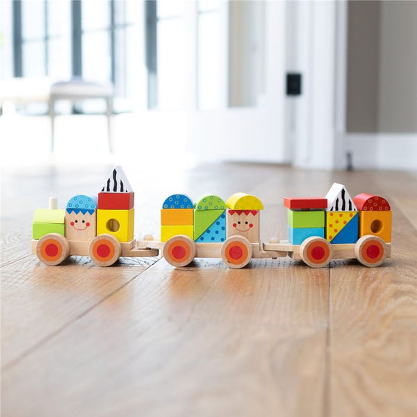 Fat Brain Toys - Learning Locomotive Wooden Train