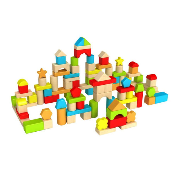 Fat Brain Toys Timberblocks 100 Piece Wooden Block Set | KidzInc Australia 2
