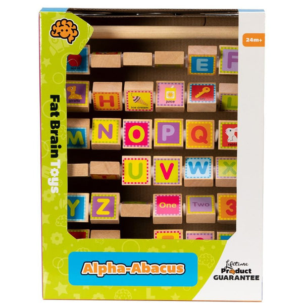 Fat Brain Toys Alpha-Abacus | Wooden Toys | KidzInc Australia 