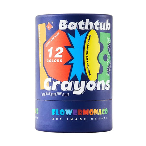 Flower Monaco Bathtub Crayons 12 Pack | Washable | Ages 3 Years + | KidzInc Australia