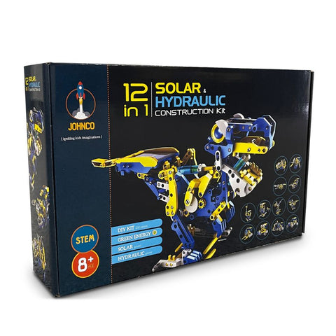 Johnco 12-in-1 Solar Hydraulic Construction Kit packaging
