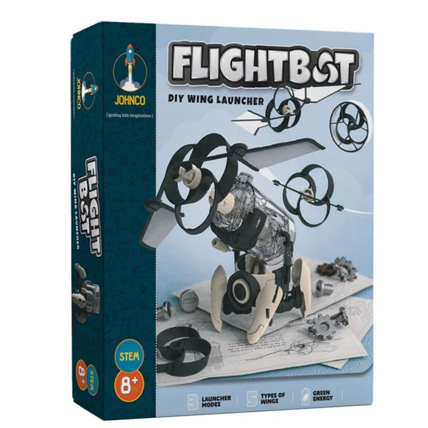 Johnco – FlightBot DIY Wing Launcher | STEM Physics Toy for Kids 8+ | KidzInc Australia